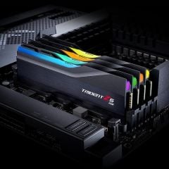 G.SKILL Trident Z5 RGB Siyah DDR5-6000Mhz CL34 128GB (2x64GB) DUAL (34-44-44-96) 1.35V XMP3.0 Bellek Kiti