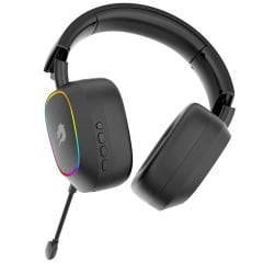 GameBooster WBH23B Nemesis PRO  RGB Wireless 2.4G+BT Siyah Oyuncu Kulaklığı