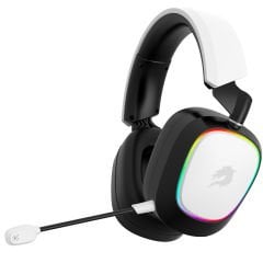 GameBooster WBH23W Nemesis PRO  RGB Wireless 2.4G+BT Beyaz Oyuncu Kulaklığı