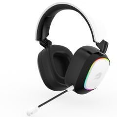 GameBooster WBH23W Nemesis PRO  RGB Wireless 2.4G+BT Beyaz Oyuncu Kulaklığı