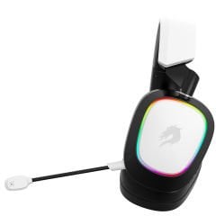 GameBooster WBH23W Nemesis PRO  RGB Wireless 2.4G+BT Beyaz Oyuncu Kulaklığı