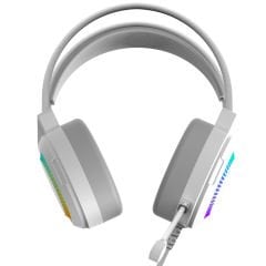 GameBooster H02W Hammer Beyaz RGB Streo Oyuncu Kulaklığı