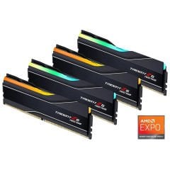 GSKILL TZ5 Neo RGB Siyah DDR5-6000Mhz CL36 256GB (4x64GB)  (36-44-44-96) 1.25V EXP Quad Bellek Kiti