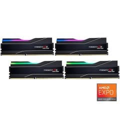 GSKILL TZ5 Neo RGB Siyah DDR5-6000Mhz CL36 256GB (4x64GB)  (36-44-44-96) 1.25V EXP Quad Bellek Kiti