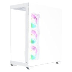 GameBooster FALCON LITE A7501W 750W 80+ BRONZE 4*ARGB Fan Mid-T ATX SeaView Gaming Beyaz Kasa