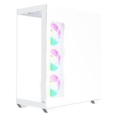 GameBooster FALCON LITE A7501W 750W 80+ BRONZE 4*ARGB Fan Mid-T ATX SeaView Gaming Beyaz Kasa