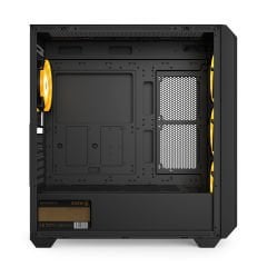 GameBooster E8501B 850W 80+ BRONZE 4*12cm Auto-RGB Fan Mesh Mid-T E-ATX Gaming Siyah Kasa