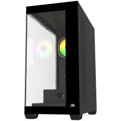 PowerBoost A7510B 750W 80+ BRONZE 4*12cm ARGB Fanlı USB 3.0 Seaview Gaming Siyah Kasa