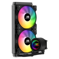 PowerBoost CIRCLE 240B Rainbow Fanlı LGA1700/AM5 Uyumlu 240mm CPU Sıvı Soğutma Sistemi (Siyah)