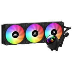 PowerBoost CIRCLE 360B Rainbow Fanlı LGA1700/AM5 Uyumlu 360mm CPU Sıvı Soğutma Sistemi (Siyah)