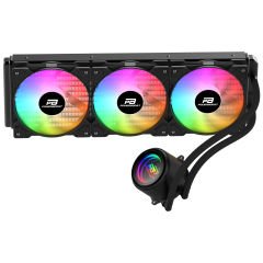 PowerBoost CIRCLE 360B Rainbow Fanlı LGA1700/AM5 Uyumlu 360mm CPU Sıvı Soğutma Sistemi (Siyah)
