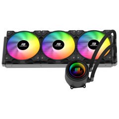 PowerBoost CIRCLE 360B Rainbow Fanlı LGA1700/AM5 Uyumlu 360mm CPU Sıvı Soğutma Sistemi (Siyah)