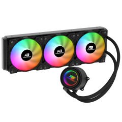 PowerBoost CIRCLE 360B Rainbow Fanlı LGA1700/AM5 Uyumlu 360mm CPU Sıvı Soğutma Sistemi (Siyah)