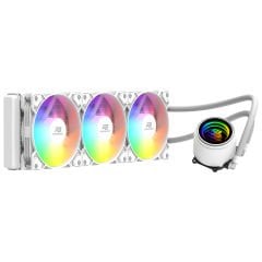PowerBoost CIRCLE 360W Rainbow Fanlı LGA1700/AM5 Uyumlu 360mm CPU Sıvı Soğutma Sistemi (Beyaz)