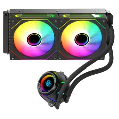 GameBooster BLADE 240B ARGB Fanlı LGA1700/AM5 Uyumlu 240mm CPU Sıvı Soğutma Sistemi (Siyah)