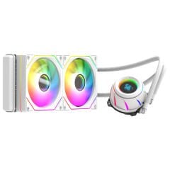 GameBooster BLADE 240W ARGB Fanlı LGA1700/AM5 Uyumlu 240mm CPU Sıvı Soğutma Sistemi (Beyaz)