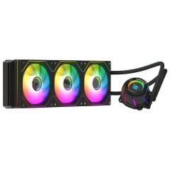 GameBooster BLADE 360B ARGB Fanlı LGA1700/AM5 Uyumlu 360mm CPU Sıvı Soğutma Sistemi (Siyah)