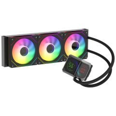 GameBooster SIGHT PRO 360B ARGB CurvedEkran LGA1851/AM5 Uyumlu 360mm CPU Sıvı Soğutma Sistemi(Siyah)