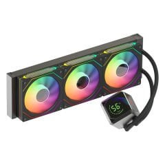 GameBooster SIGHT PRO 360B ARGB CurvedEkran LGA1851/AM5 Uyumlu 360mm CPU Sıvı Soğutma Sistemi(Siyah)