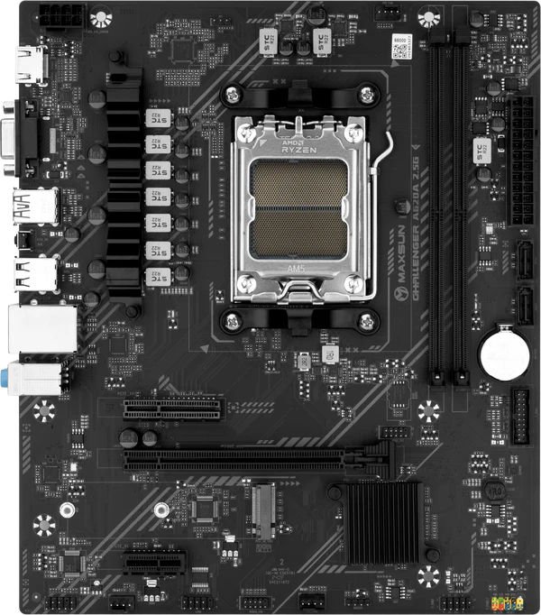 Maxsun Challenger A620A 2.5G  AM5 DDR5 6400MHz M.2 HDMI mAtx AMD Anakart