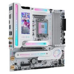 Maxsun İCraft B860M Cross PRO WIFI LGA1851 DDR5 8000Mhz M.2 HDMI mAtx Intel Anakart Beyaz