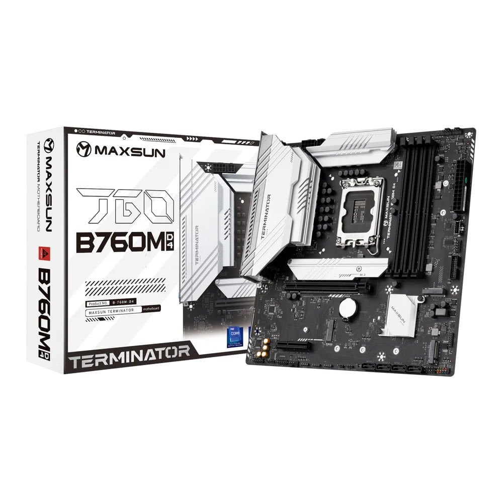 Maxsun Terminator B760M LGA1700 DDR4 5333 Mhz HDMI mAtx Intel Anakart