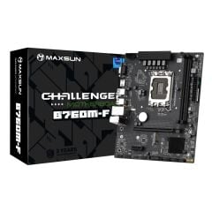Maxsun Challanger B760M-F LGA1700 DDR4 4266 Mhz M.2 HDMI mAtx Intel Anakart