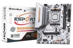 Maxsun eSport B650M WIFI ICE AM5 DDR5 6000 Mhz M.2 HDMI mAtx AMD Anakart Beyaz