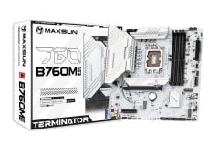 Maxsun Terminator B760-M-D4-ICE LGA1700 DDR4 4400 Mhz M.2 HDMI mAtx Intel Anakart Beyaz