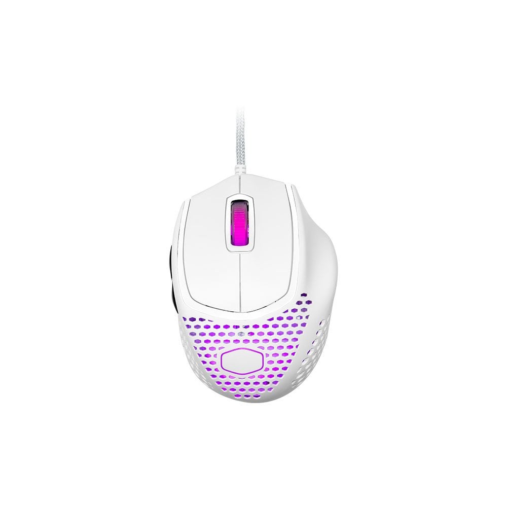 CM MasterMouse MM720 RGB Ultra Hafif 49gr Mat Beyaz Optik Profesyonel Oyuncu Faresi