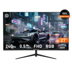 GameBooster LYRIS FF24 27'' 240Hz FHD VA Panel 0.5ms HDMI+DP HDR RGB Curved Gaming Monitör