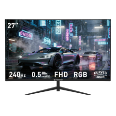 GameBooster LYRIS FF24 27'' 240Hz FHD VA Panel 0.5ms HDMI+DP HDR RGB Curved Gaming Monitör