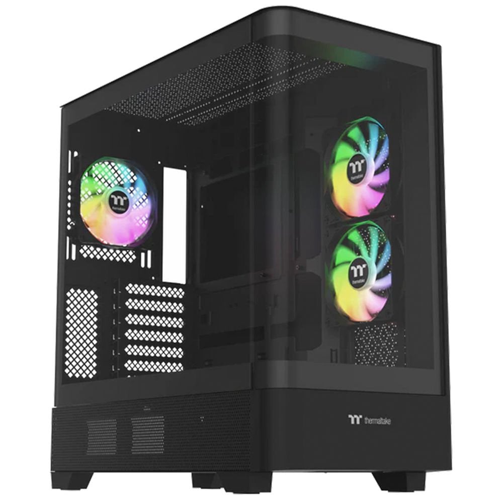 THERMALTAKE View 290 Siyah Curved TG 3x120mm ARGB Fanlı MidT ATX Oyuncu Kasası