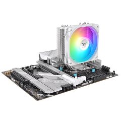 Thermaltake UX400 Beyaz 120Mm ARGB Fanlı, LGA1851/AM5 Uyumlu İşlemci Soğutucu