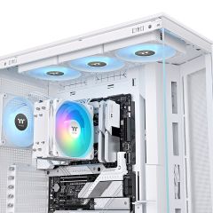 Thermaltake UX400 Beyaz 120Mm ARGB Fanlı, LGA1851/AM5 Uyumlu İşlemci Soğutucu