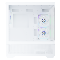 GameBooster NYVRA ALPHA 750w 80+ Bronze ATX APFC 3.1 PCI-E 5.1 3*ARGB PWM Fan ATX Mid-Tower SeaView Gaming Beyaz Kasa