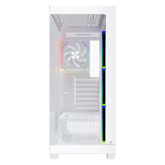 GameBooster NYVRA FALCON 750w 80+ Bronze ATX APFC 3.1 PCI-E 5.1 4*ARGB PWM Fan ATX Tower SeaView Gaming Beyaz Kasa