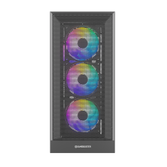 GameBooster MYSTRAL 750w 80+ Bronze APFC 3.1 PCI-E 5.1 4*ARGB PWM E-ATX ARGB Şerit Mesh Gaming Kasa