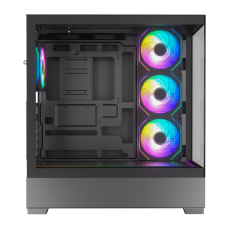 GameBooster NYVRA PRIME 750w 80+ Bronze APFC 3.1 PCI-E 5.1 4*ARGB PWM ARGB Şerit SeaView Gaming Kasa