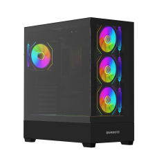 GameBooster NYVRA PRIME 750w 80+ Bronze APFC 3.1 PCI-E 5.1 4*ARGB PWM ARGB Şerit SeaView Gaming Kasa