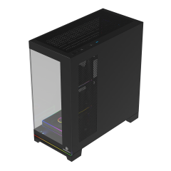 GameBooster NYVRA SYNC 850w 80+ Bronze APFC 3.1 PCI-E 5.1 5*ARGB PWM ARGB Şerit SeaView Gaming Kasa