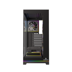 GameBooster NYVRA SYNC 850w 80+ Bronze APFC 3.1 PCI-E 5.1 5*ARGB PWM ARGB Şerit SeaView Gaming Kasa