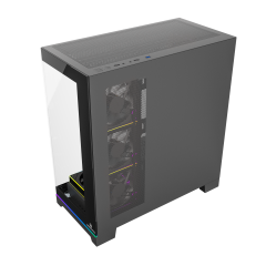 GameBooster NYVRA SYNC 850w 80+ Bronze APFC 3.1 PCI-E 5.1 5*ARGB PWM ARGB Şerit SeaView Gaming Kasa