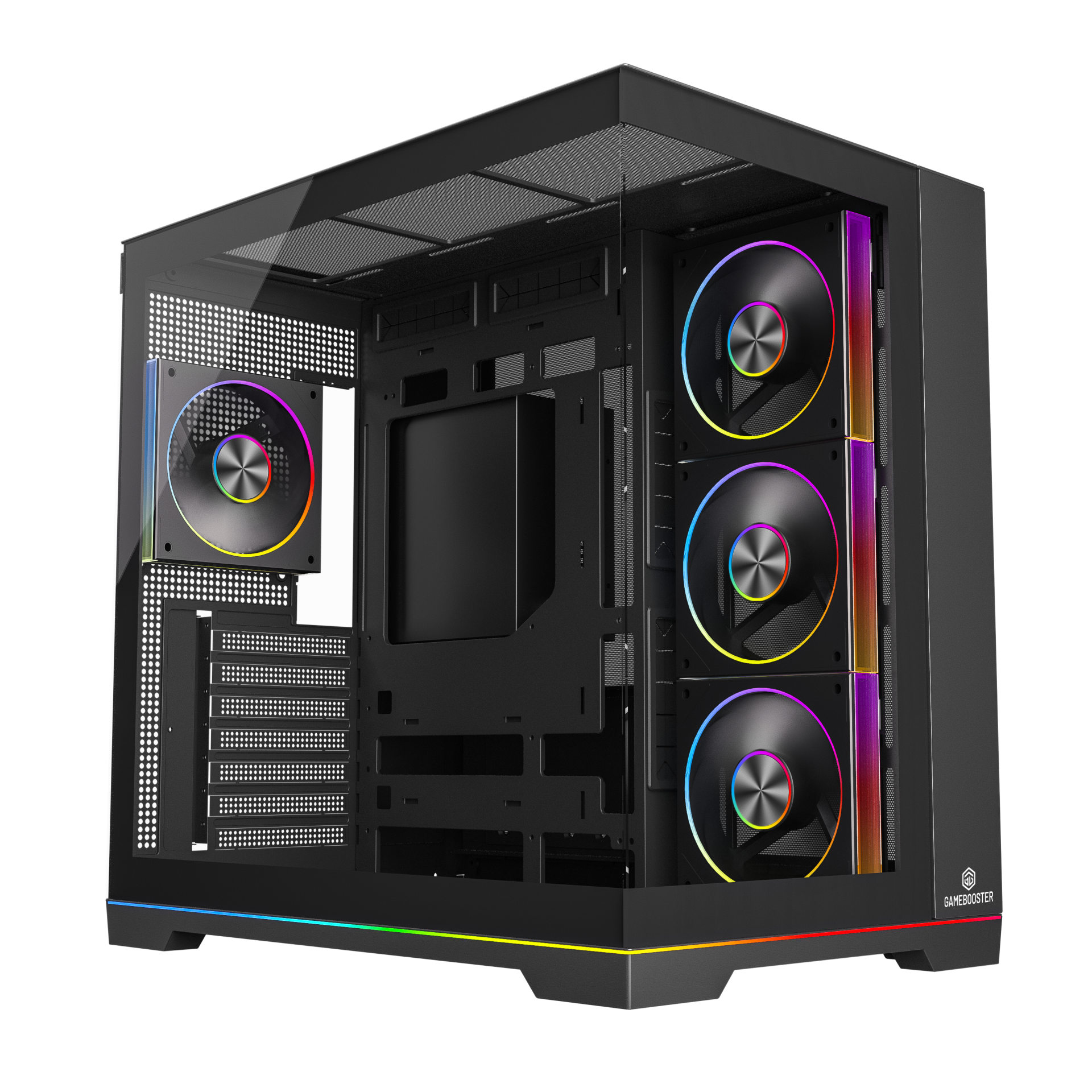 GameBooster NYVRA SYNC X 850w 80+ Bronze APFC 3.1 PCI-E 5.1 4*ARGB PWM ARGB Şerit SeaView Gaming