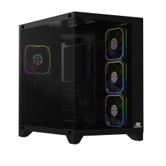 PowerBoost PB-C9025B 750w 80+ Bronze APFC ATX 3.1 PCI-E 5.1 4*ARGB PWM SeaView Gaming Siyah Kasa