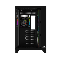 PowerBoost PB-C9025B 750w 80+ Bronze APFC ATX 3.1 PCI-E 5.1 4*ARGB PWM SeaView Gaming Siyah Kasa