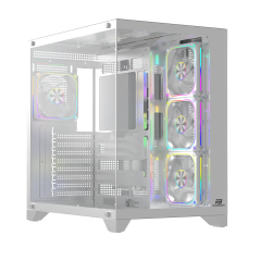 PowerBoost PB-C9025W 750W 80+ Bronze APFC ATX3.1 PCI-E 5.1 4*ARGB PWM SeaView Gaming Beyaz Kasa