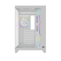 PowerBoost PB-C9025W 750W 80+ Bronze APFC ATX3.1 PCI-E 5.1 4*ARGB PWM SeaView Gaming Beyaz Kasa
