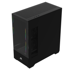 PowerBoost PB-J9031B 750w 80+ Bronze APFC ATX 3.1 PCI-E 5.1 3*ARGB PWM SeaView Gaming Siyah Kasa