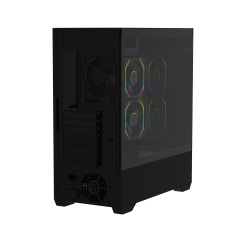 PowerBoost PB-J9031B 750w 80+ Bronze APFC ATX 3.1 PCI-E 5.1 3*ARGB PWM SeaView Gaming Siyah Kasa